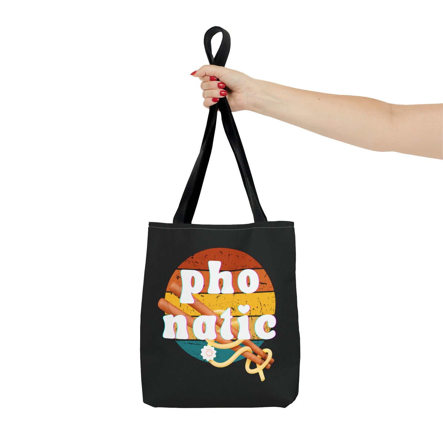 Pho-natic Tote Bag - Black