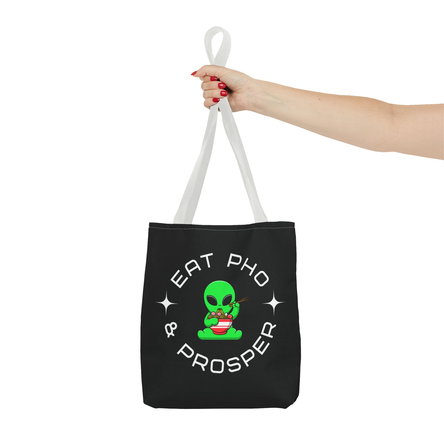 Eat Pho & Prosper Tote Bag - Black