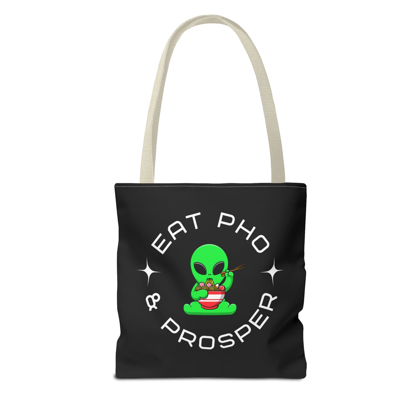 Eat Pho & Prosper Tote Bag - Black