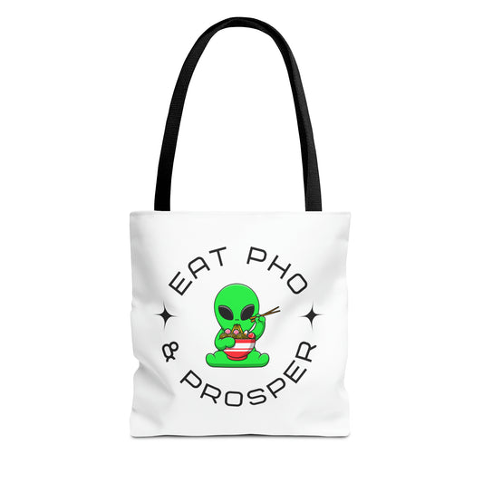 Eat Pho & Prosper Tote Bag - White