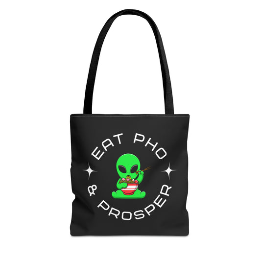 Eat Pho & Prosper Tote Bag - Black