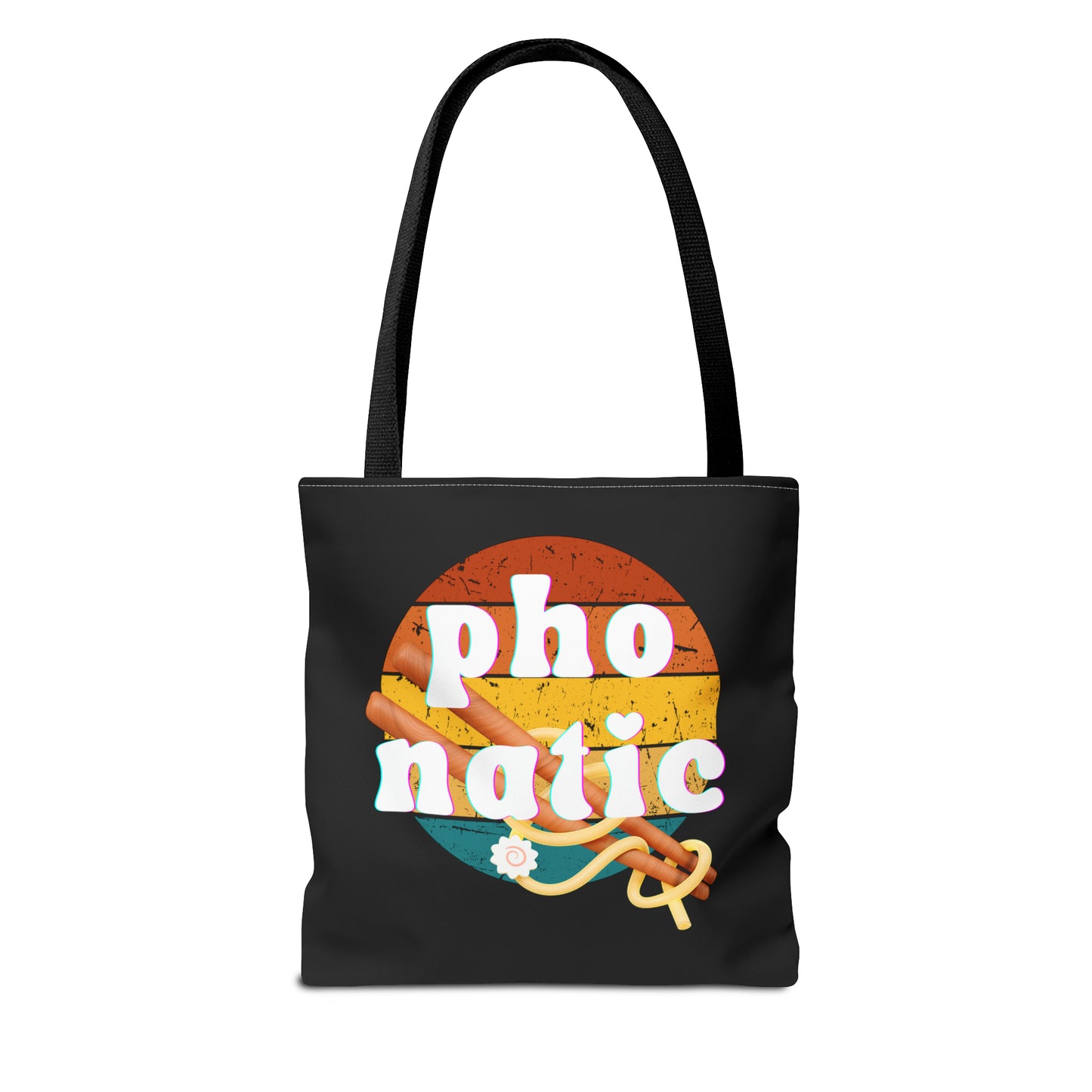 Pho-natic Tote Bag - Black