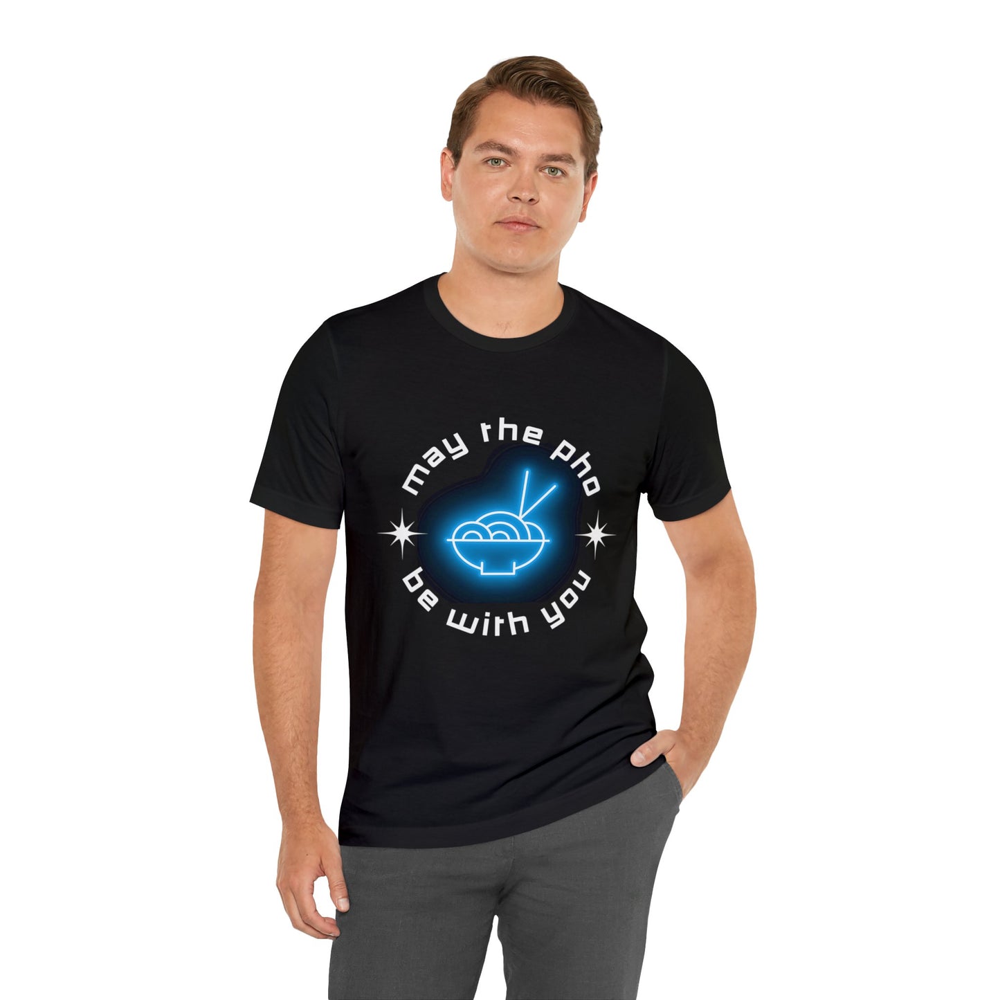 May the Pho Be With You T-Shirt - Blue