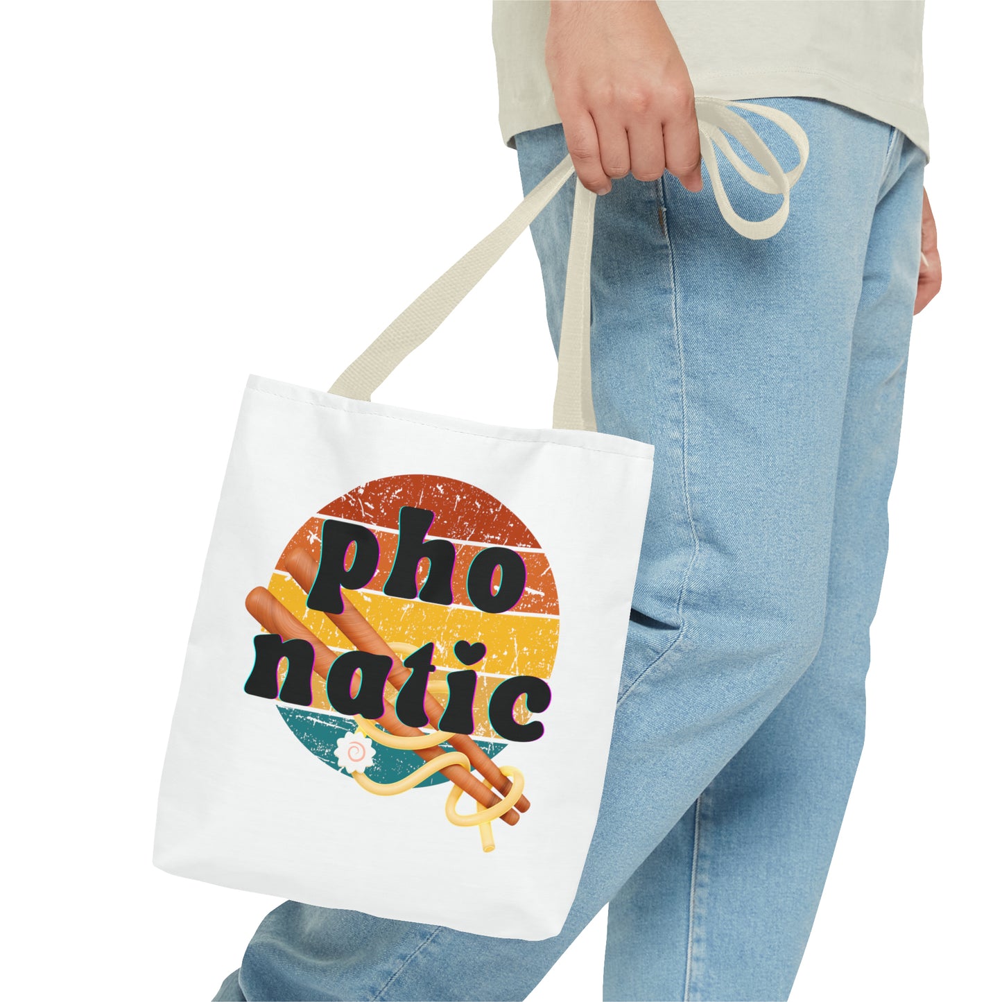 Pho-natic Tote Bag - White