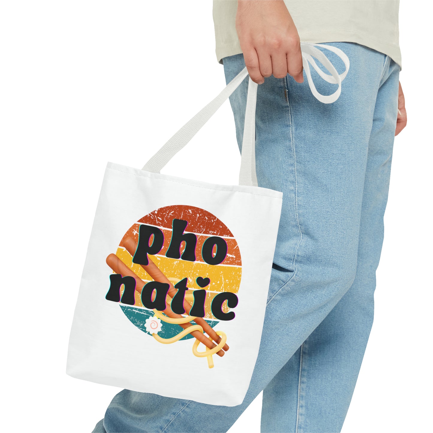 Pho-natic Tote Bag - White