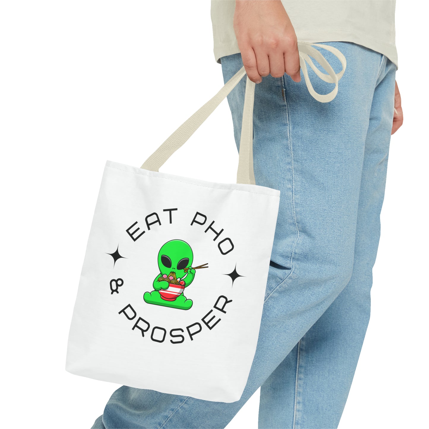 Eat Pho & Prosper Tote Bag - White