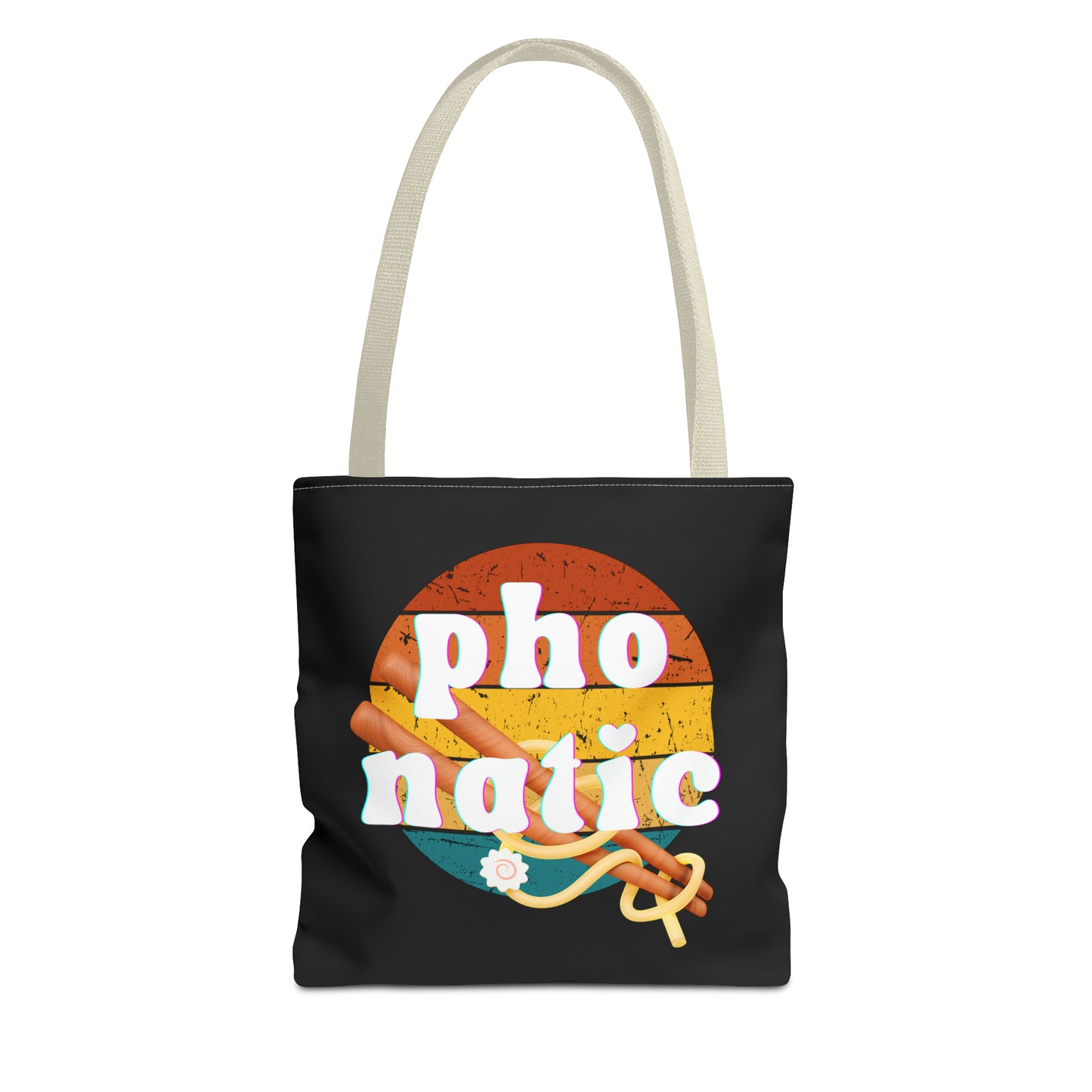 Pho-natic Tote Bag - Black