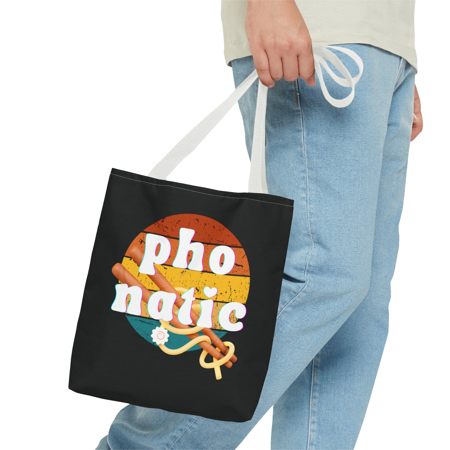 Pho-natic Tote Bag - Black