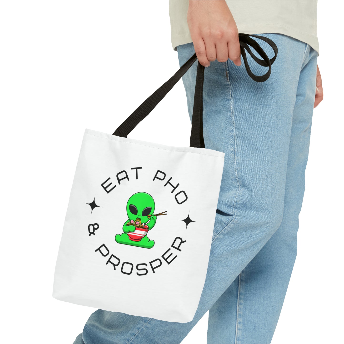 Eat Pho & Prosper Tote Bag - White