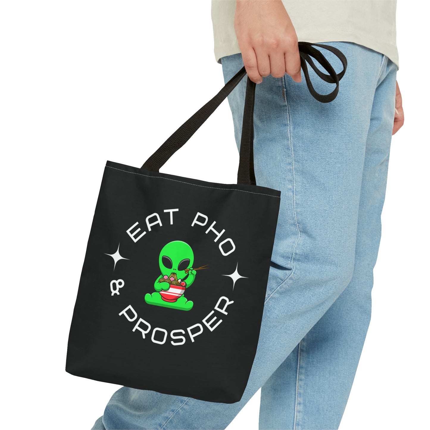 Eat Pho & Prosper Tote Bag - Black