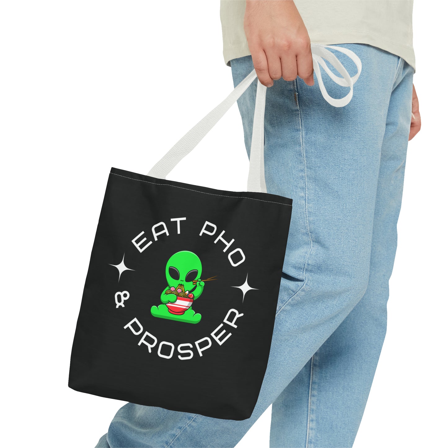 Eat Pho & Prosper Tote Bag - Black