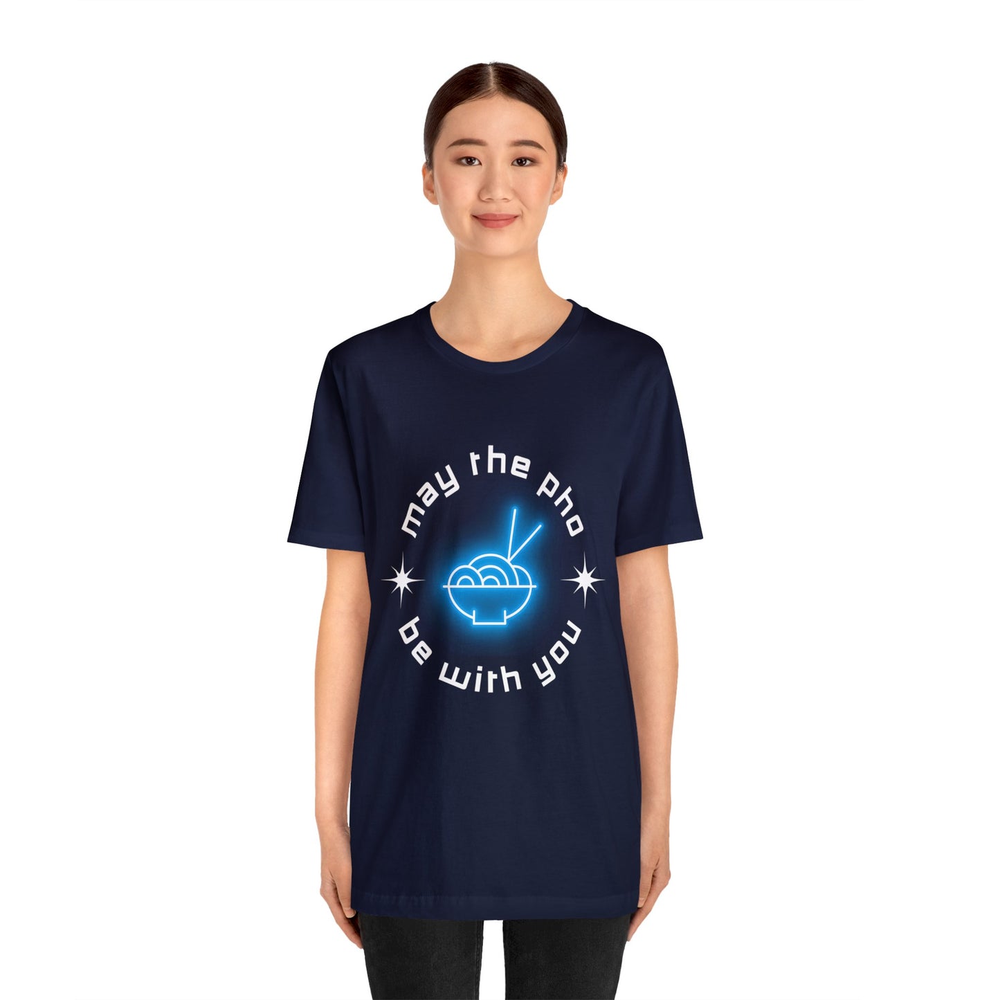 May the Pho Be With You T-Shirt - Blue