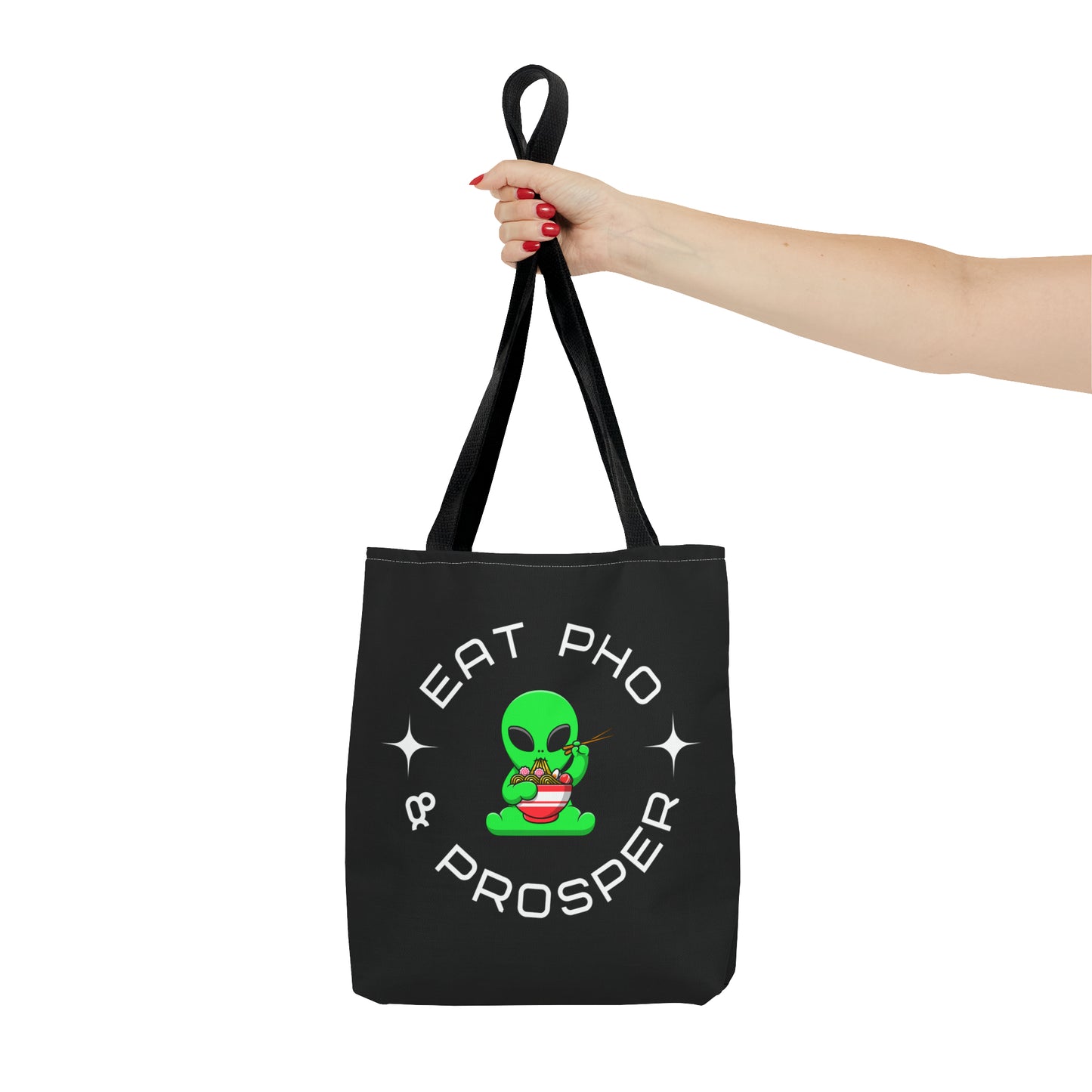 Eat Pho & Prosper Tote Bag - Black