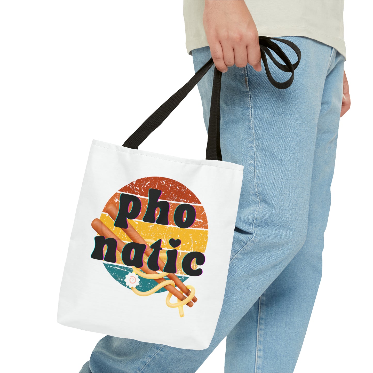 Pho-natic Tote Bag - White