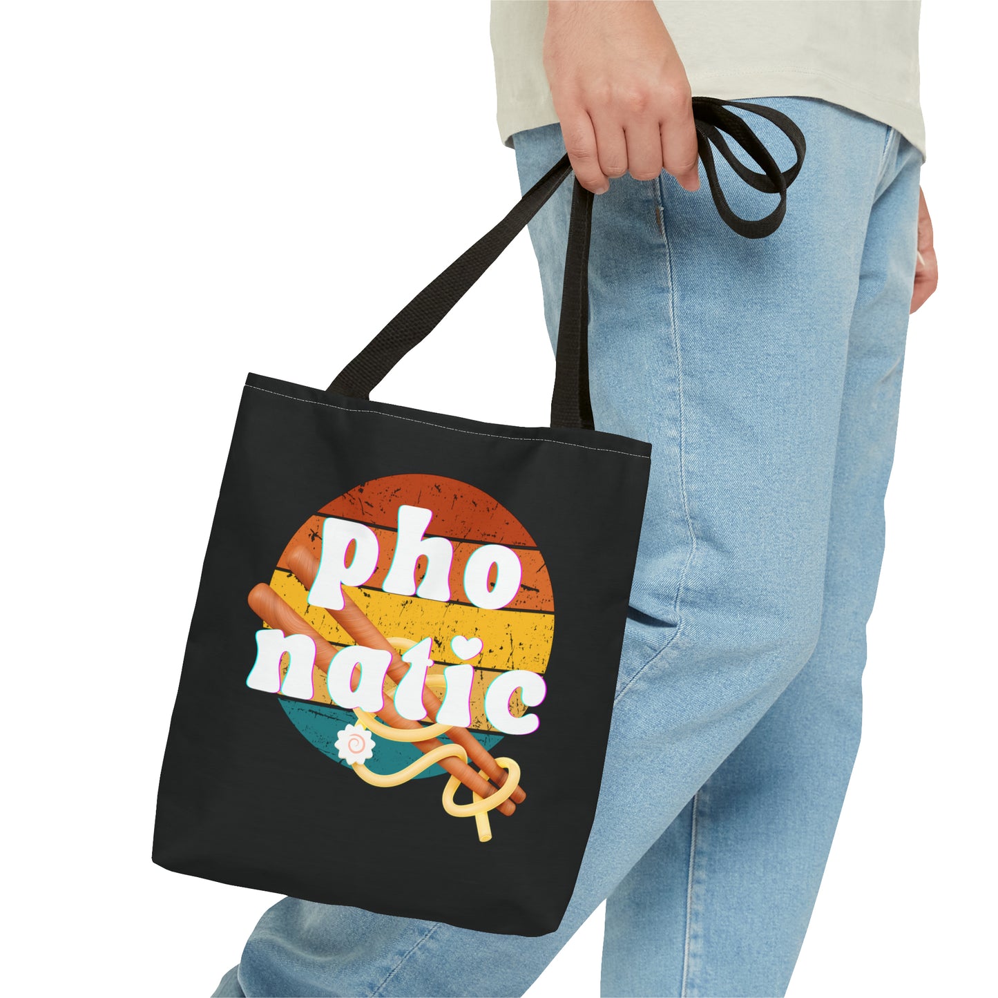 Pho-natic Tote Bag - Black