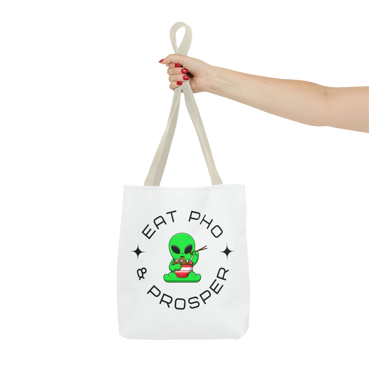 Eat Pho & Prosper Tote Bag - White